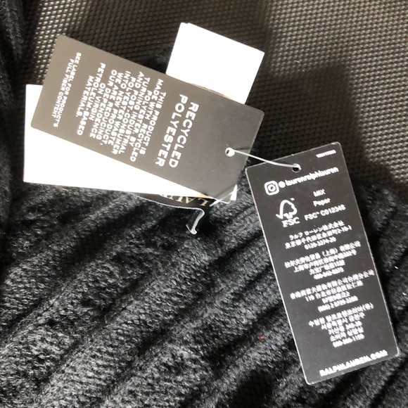 RL Black Label (OS) UNISEX Scarf RL Black label - Picture 5 of 11